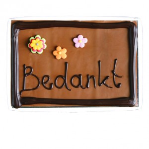 Bedrukte chocolade